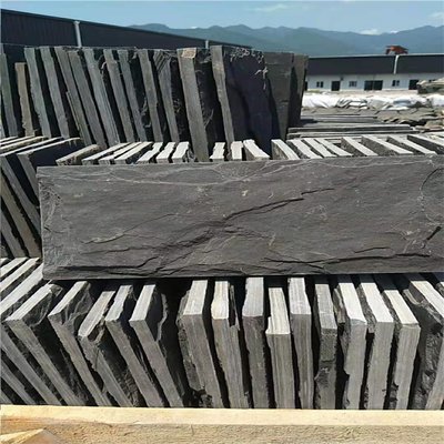 福建黑色板岩 青石板岩 黑色流水石 自然面流水石